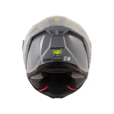 CASCO INTEGRAL SHAFT 598 GTR GRIS+AMARILLO NEÓN