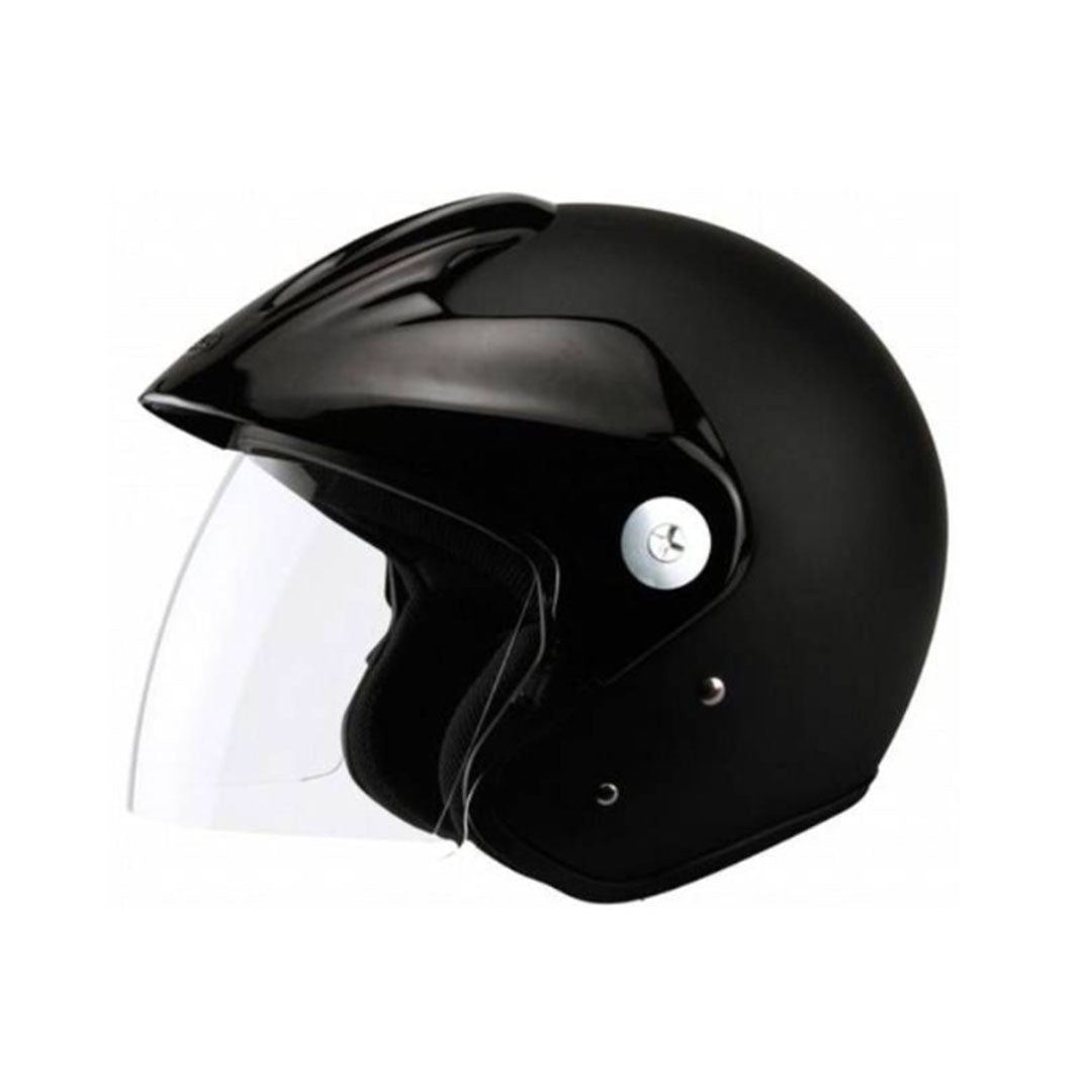 CASCO ZEUS 507 ABIERTO NEGRO MATE