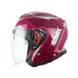 CASCO ABIERTO SMK GTJ TOURER GRIS+ROSADO