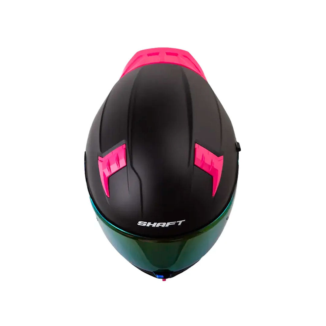 CASCO INTEGRAL SHAFT 504 NEGRO+FUCSIA VISOR IRIDIUM