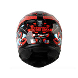 CASCO INTEGRAL LS2 FF808 DRAGONTIGER NEGRO+ROJO