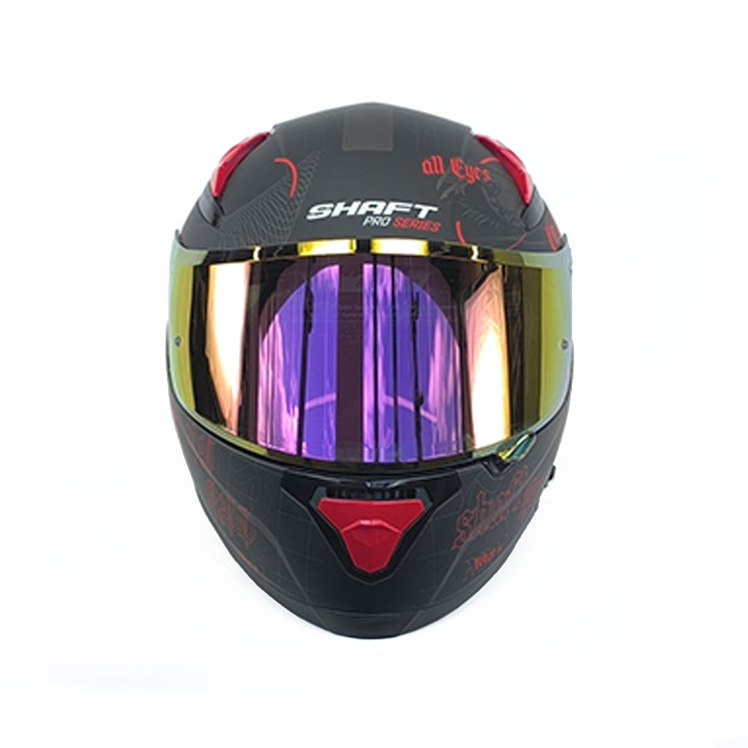 CASCO INTEGRAL SHAFT PRO 612 DV ENCRIPTER NEGRO+ROJO