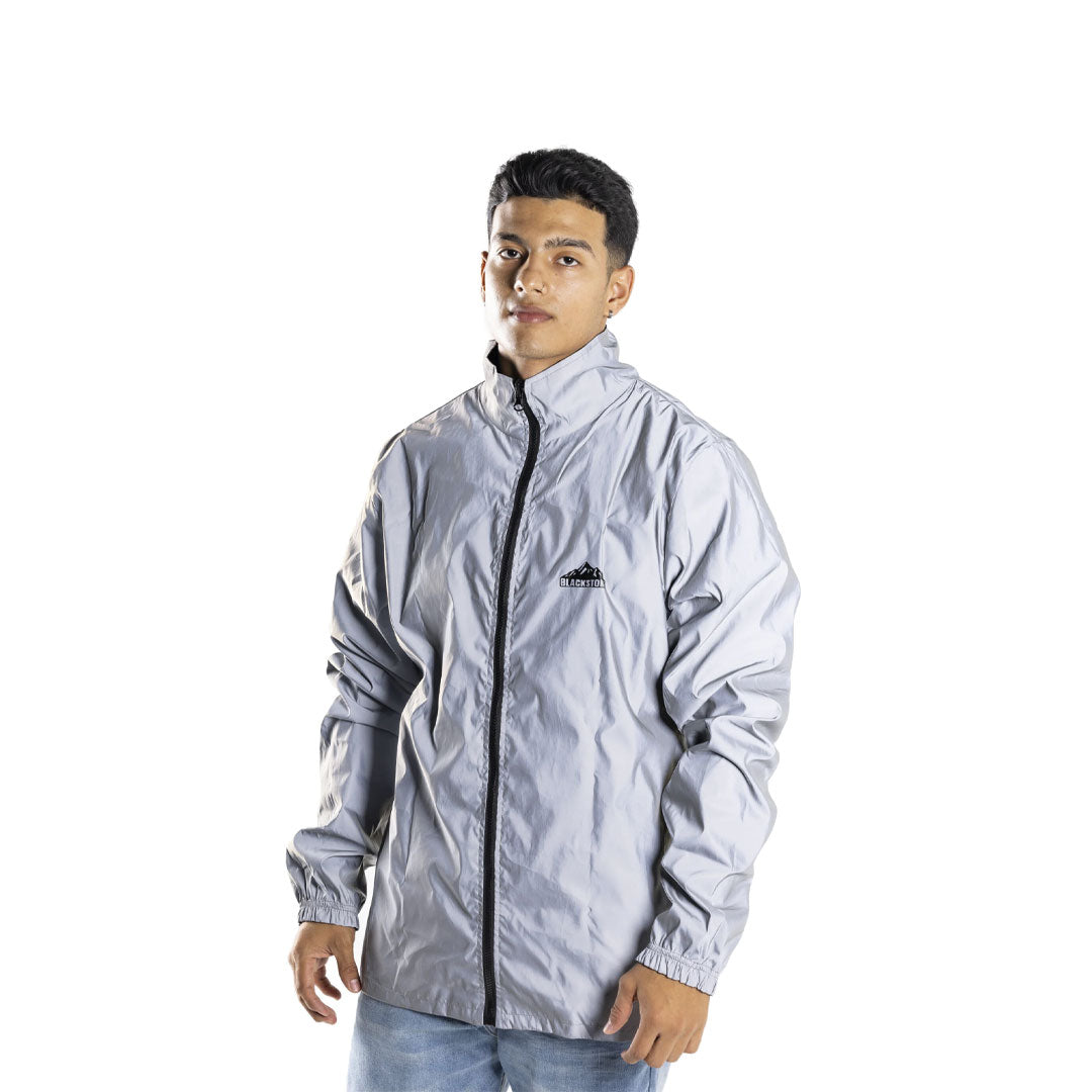 CORTAVIENTOS SMART BIKER BLACKSTONE HOMBRE REFLECTIVA DOBEL FAZ