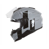 CASCO INTEGRAL HJC I71 PEKA_MC5 GRIS+NEGRO