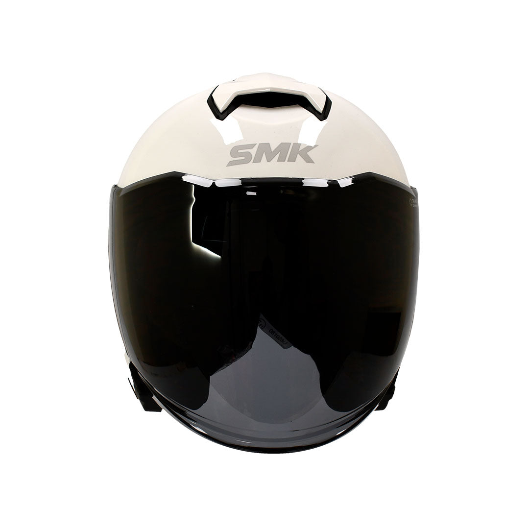 CASCO ABIERTO SMK GTJ BLANCO BRILLANTE