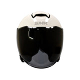 CASCO ABIERTO SMK GTJ BLANCO BRILLANTE
