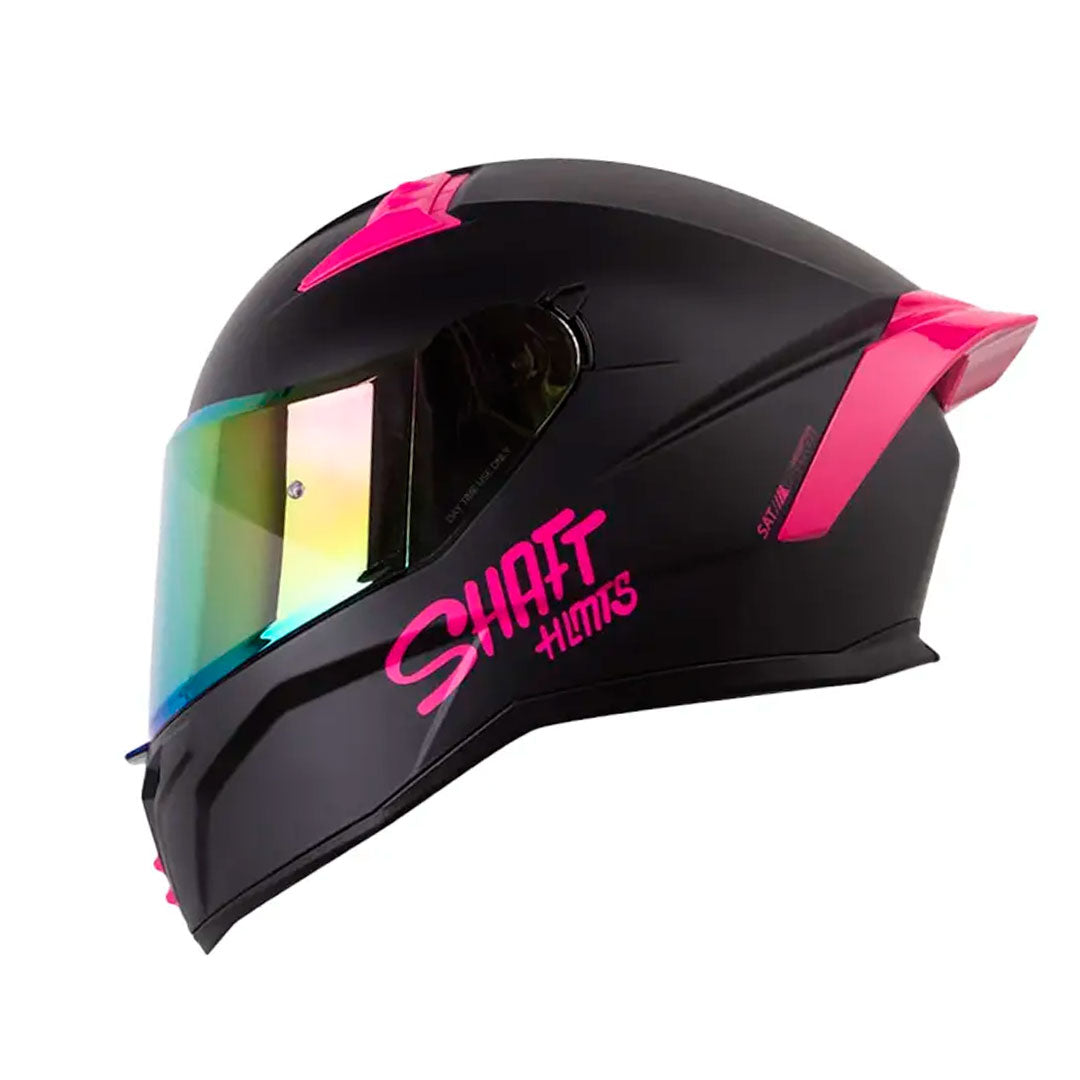CASCO INTEGRAL SHAFT 504 NEGRO+FUCSIA VISOR IRIDIUM