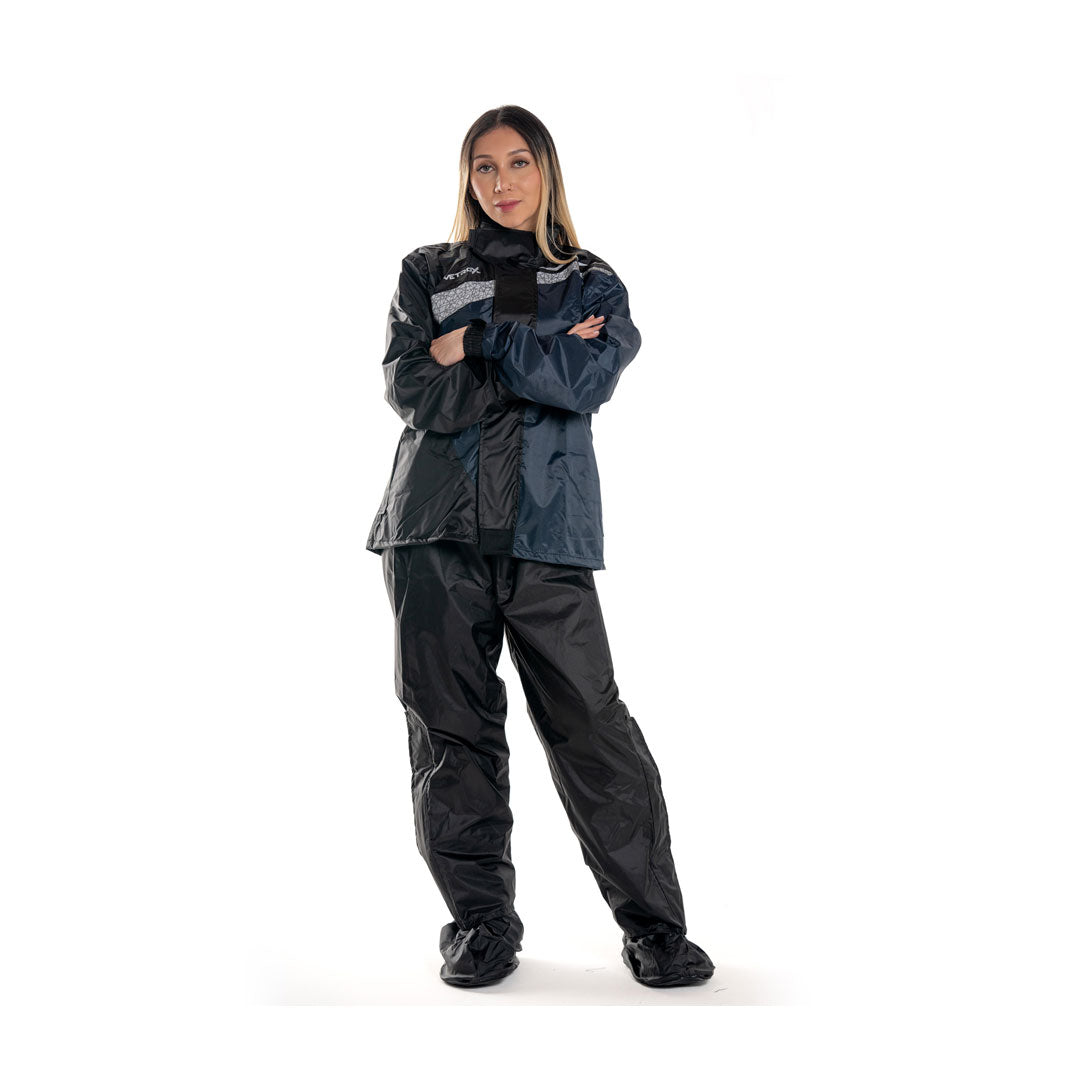 IMPERMEABLE PREMIUM MUJER VETROX NEGRO