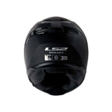 CASCO INTEGRAL LS2 FF808 STREAM II PLANO NEGRO MATE VISOR AZUL