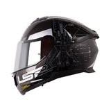 CASCO INTEGRAL LS2 FF808 STREAM II AIR_FORCE GRIS OSCURO+NEGRO