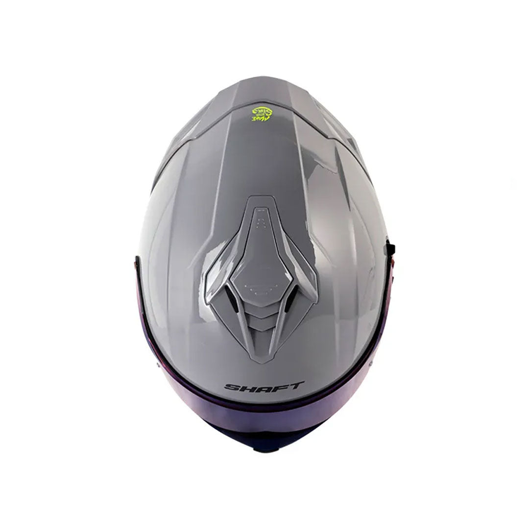 CASCO INTEGRAL SHAFT 598 GTR GRIS+AMARILLO NEÓN