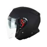 CASCO ABIERTO SMK GTJ NEGRO MATE