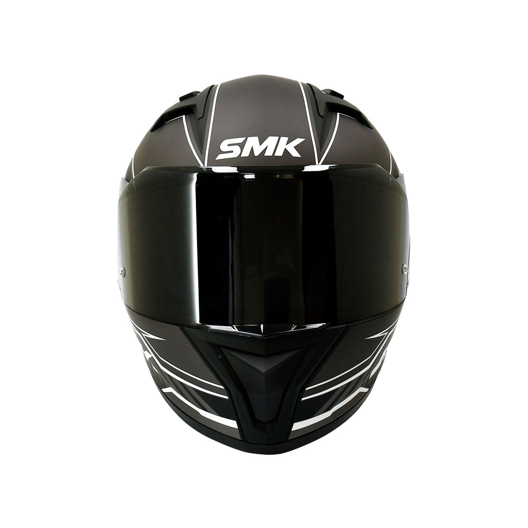 CASCO INTEGRAL SMK STELLAR ADOX MA266 NEGRO MATE+GRIS