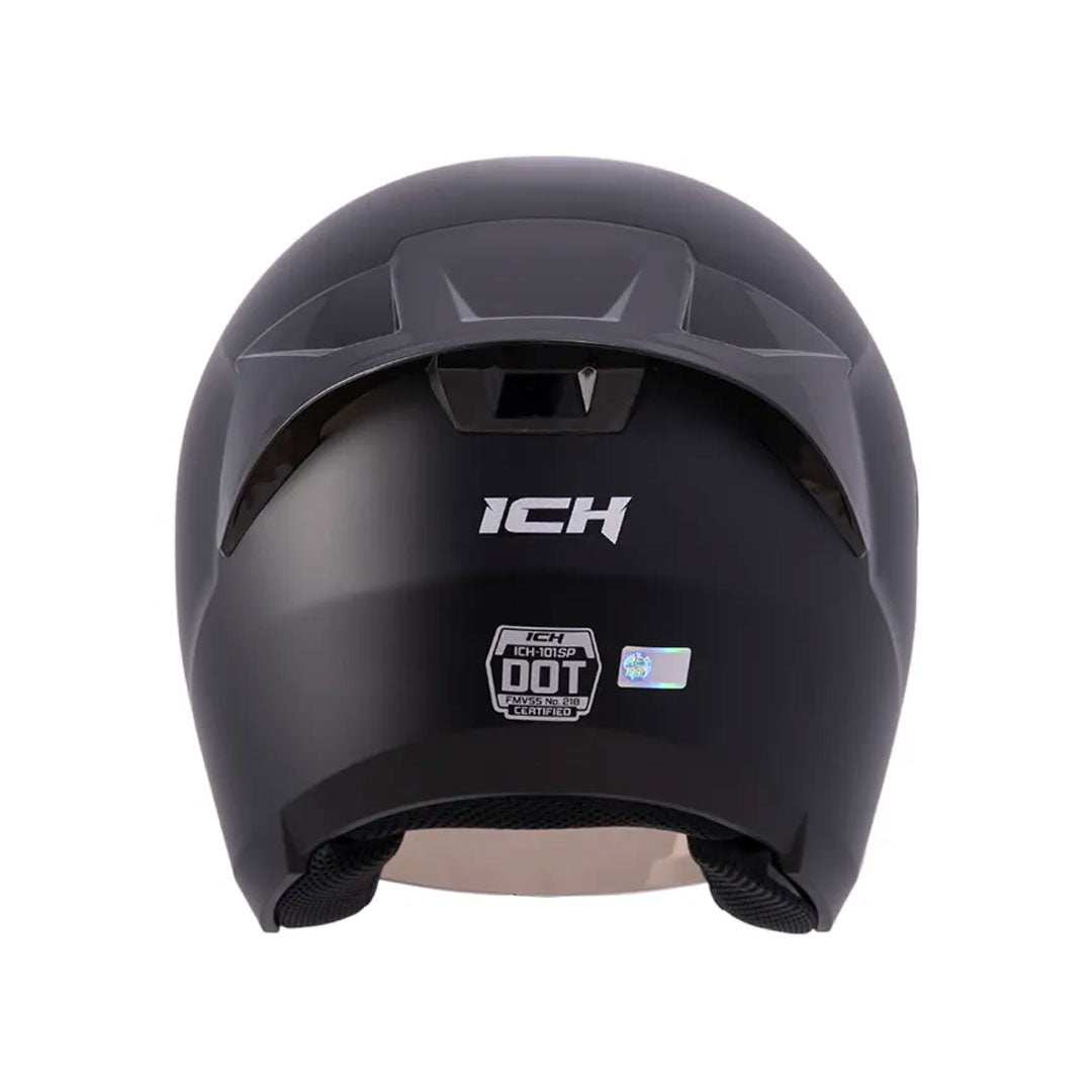 CASCO ABIERTO ICH 101 NEGRO MATE