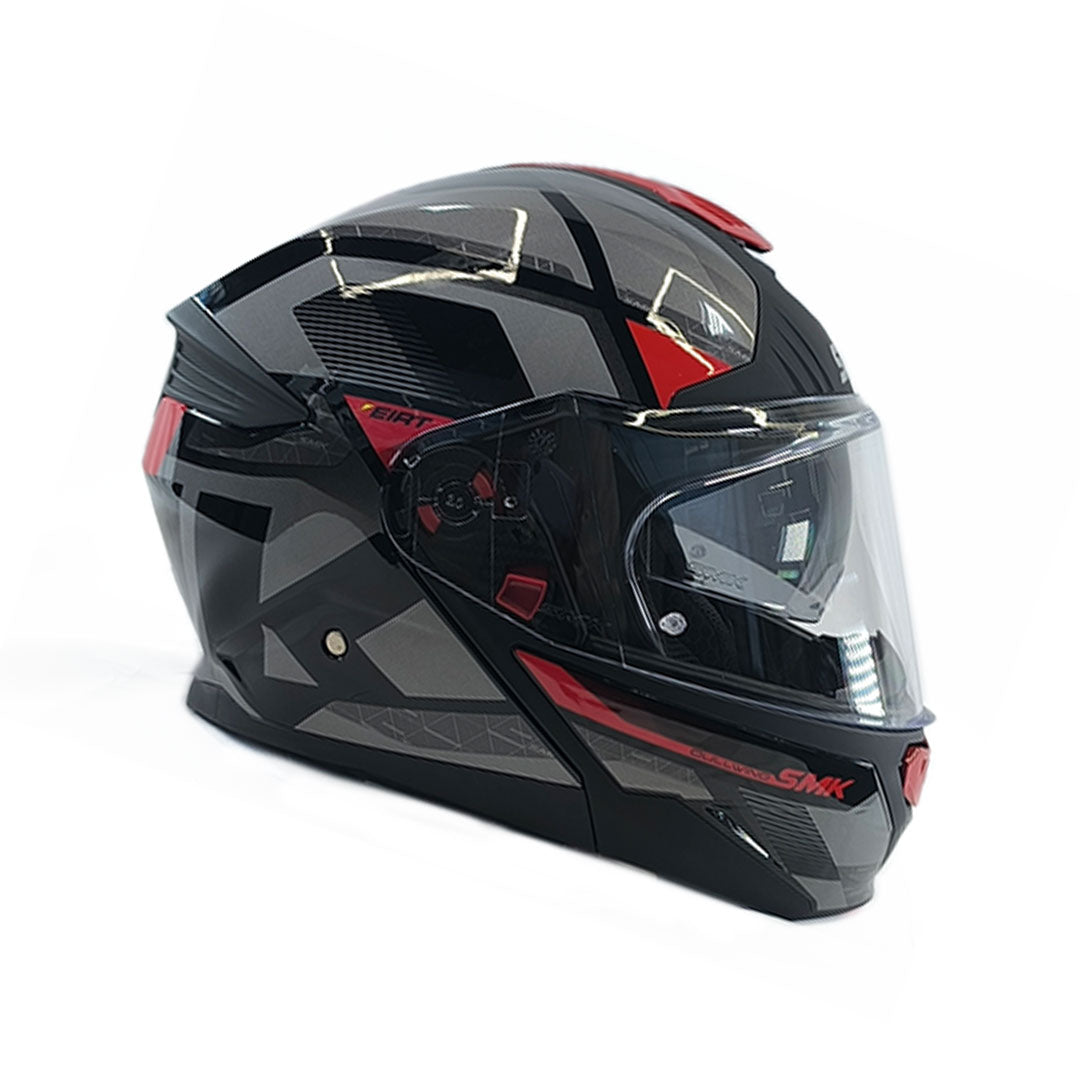 CASCO ABATIBLE SMK GULLWING VENTURE GL263 NEGRO+GRIS+BLANCO+ROJO