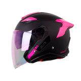 CASCO ABIERTO SHAFT PRO 343 DV NEGRO+FUCSIA