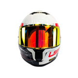 CASCO INTEGRAL LS2 FF808 STREAM II AIR_FORCE GRIS CLARO+AZUL