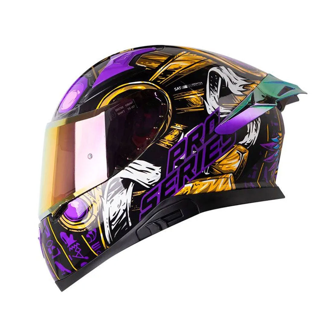 CASCO INTEGRAL SHAFT PRO 612 DV EVO FARAON NEGRO+MORADO