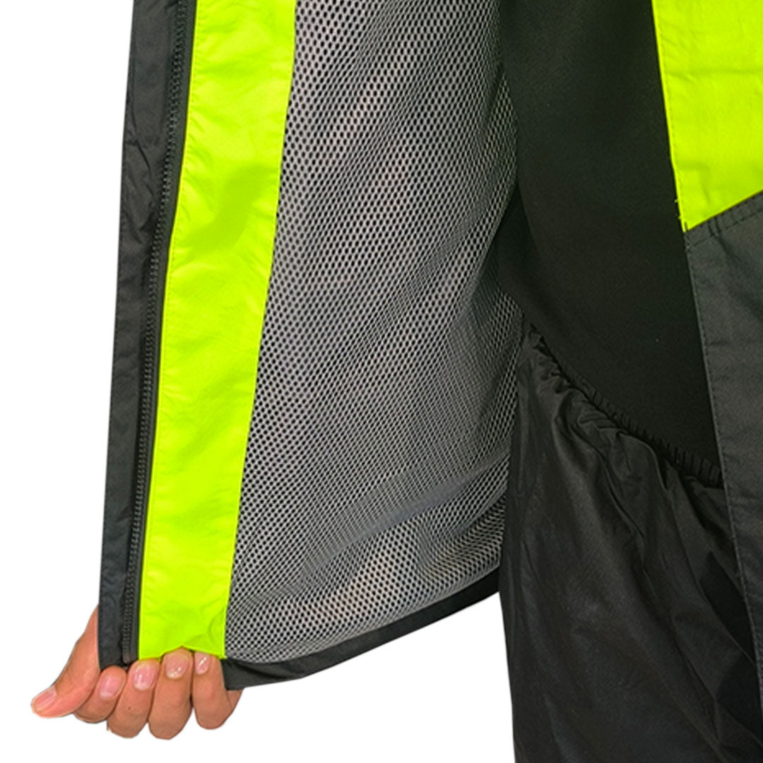 IMPERMEABLE ADVENTURE ATOMIC NEGRO+VERDE