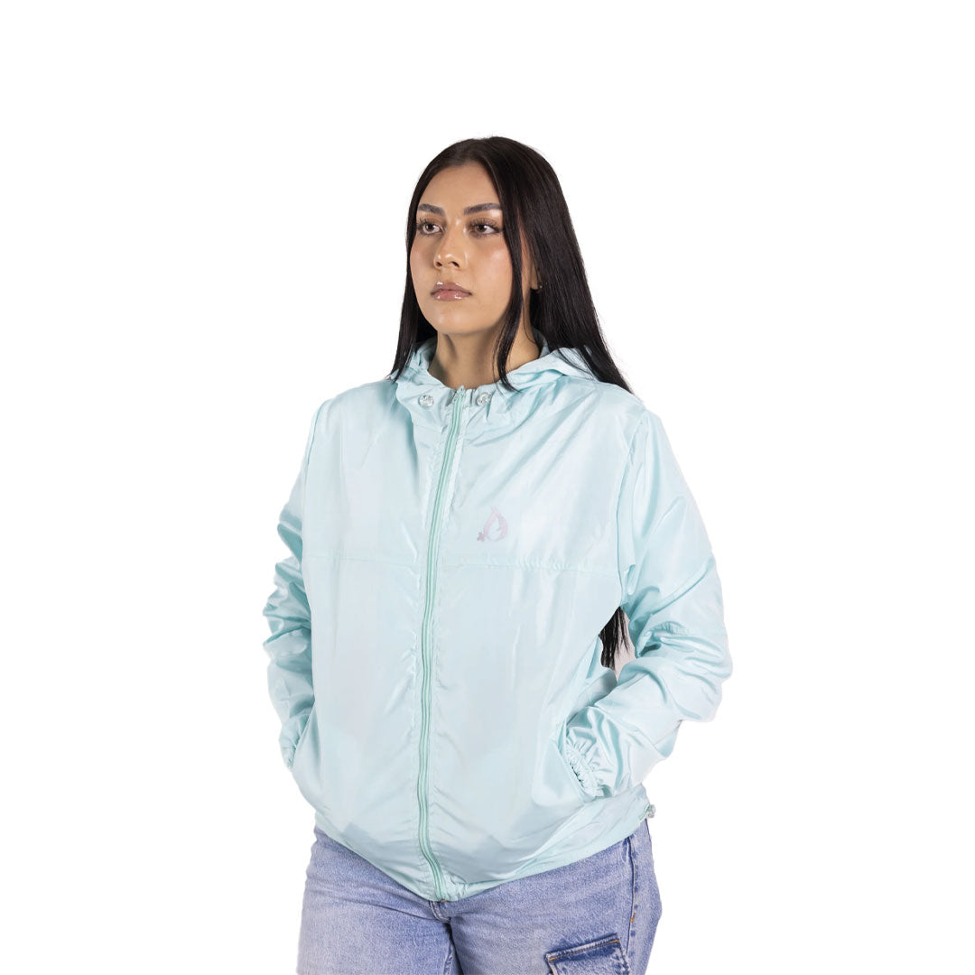 CORTAVIENTOS CLASICA SMARTBIKER MUJER-AGUAMARINA