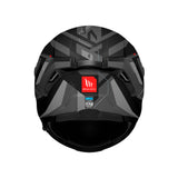 CASCO INTEGRAL MT THUNDER 4 SV LABYRINTH A1 NEGRO+GRIS