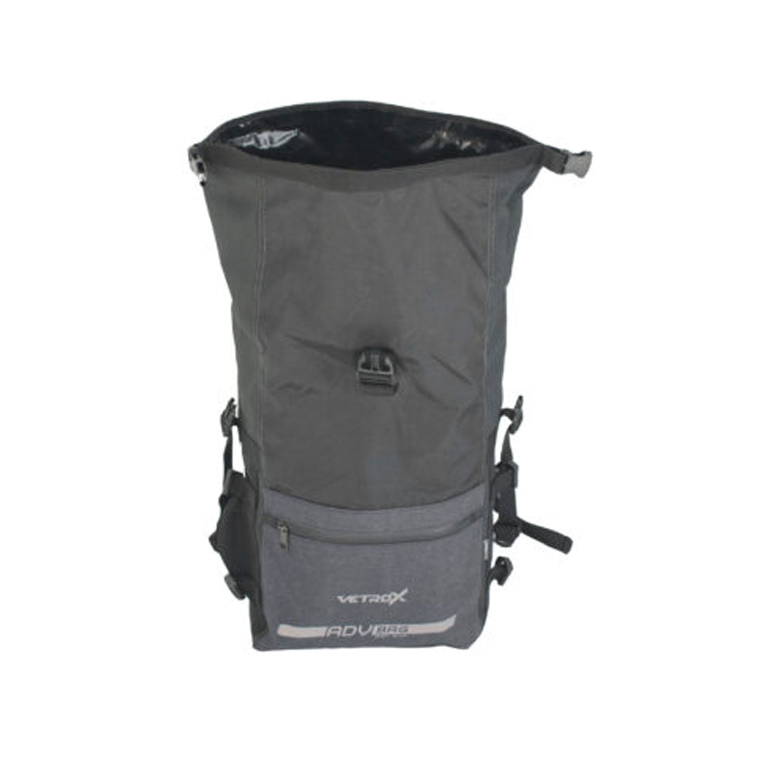 MORRAL NEGRO+GRIS TIPO DRY BAG 26 LT.