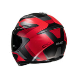 CASCO INTEGRAL HJC C10 TINS_MC1-SF ROJO+NEGRO