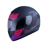 CASCO INTEGRAL KONTROL 878 ORTEX NEGRO+FUCSIA NEÓN