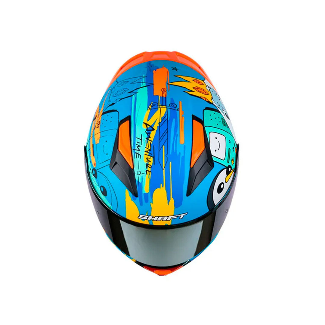 CASCO INTEGRAL SHAFT 582_SP EVO ADVENTURE TIME AZUL
