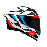 CASCO INTEGRAL MT THUNDER 4 SV LABYRINTH A0 BLANCO+ROJO+AZUL