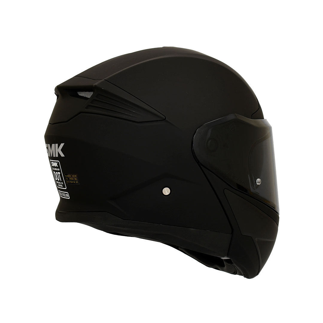 CASCO ABATIBLE SMK GULLWING NEGRO MATE