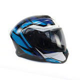 CASCO ABATIBLE KONTROL TROPPER BLANCO+AZUL CLARO+AZUL OSCURO