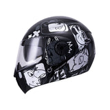 CASCO NIÑO ABATIBLE ICH 3110 WILD SOUL NEGRO MATE+GRIS