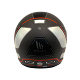 CASCO INTEGRAL MT FF119 JARAMA SV BAUX E5 GRIS MATE+ROJO