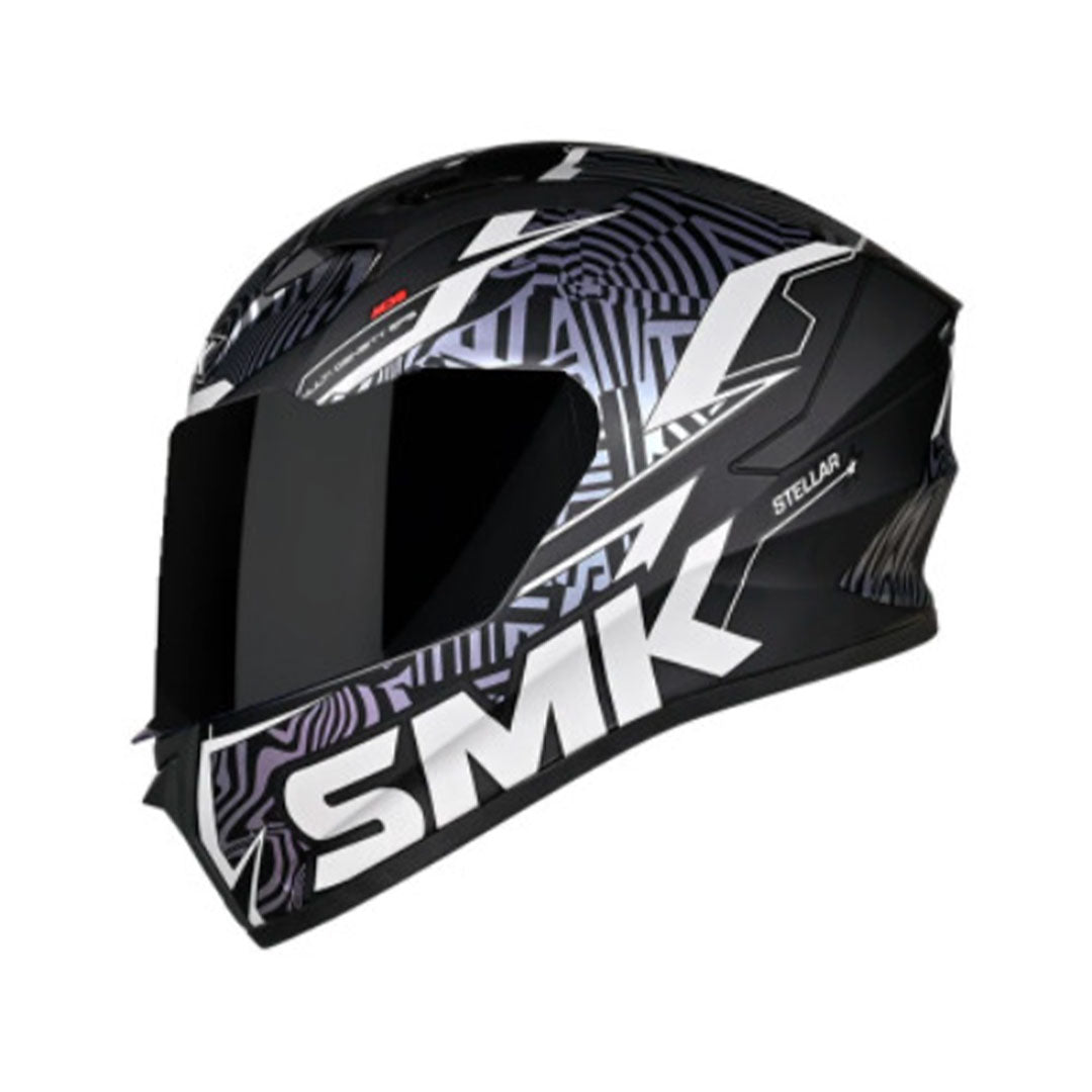 CASCO INTEGRAL SMK STELLAR FURY MA266C NEGRO+GRIS