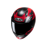 CASCO INTEGRAL HJC C10 TINS_MC1-SF ROJO+NEGRO