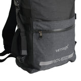 MORRAL NEGRO+GRIS TIPO DRY BAG 26 LT.