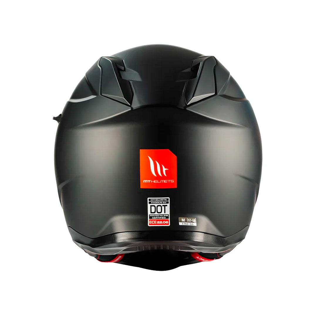 CASCO ABATIBLE MT EXODUS SV PLANO A1 NEGRO MATE