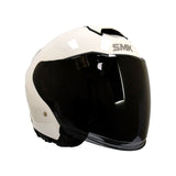 CASCO ABIERTO SMK GTJ BLANCO BRILLANTE