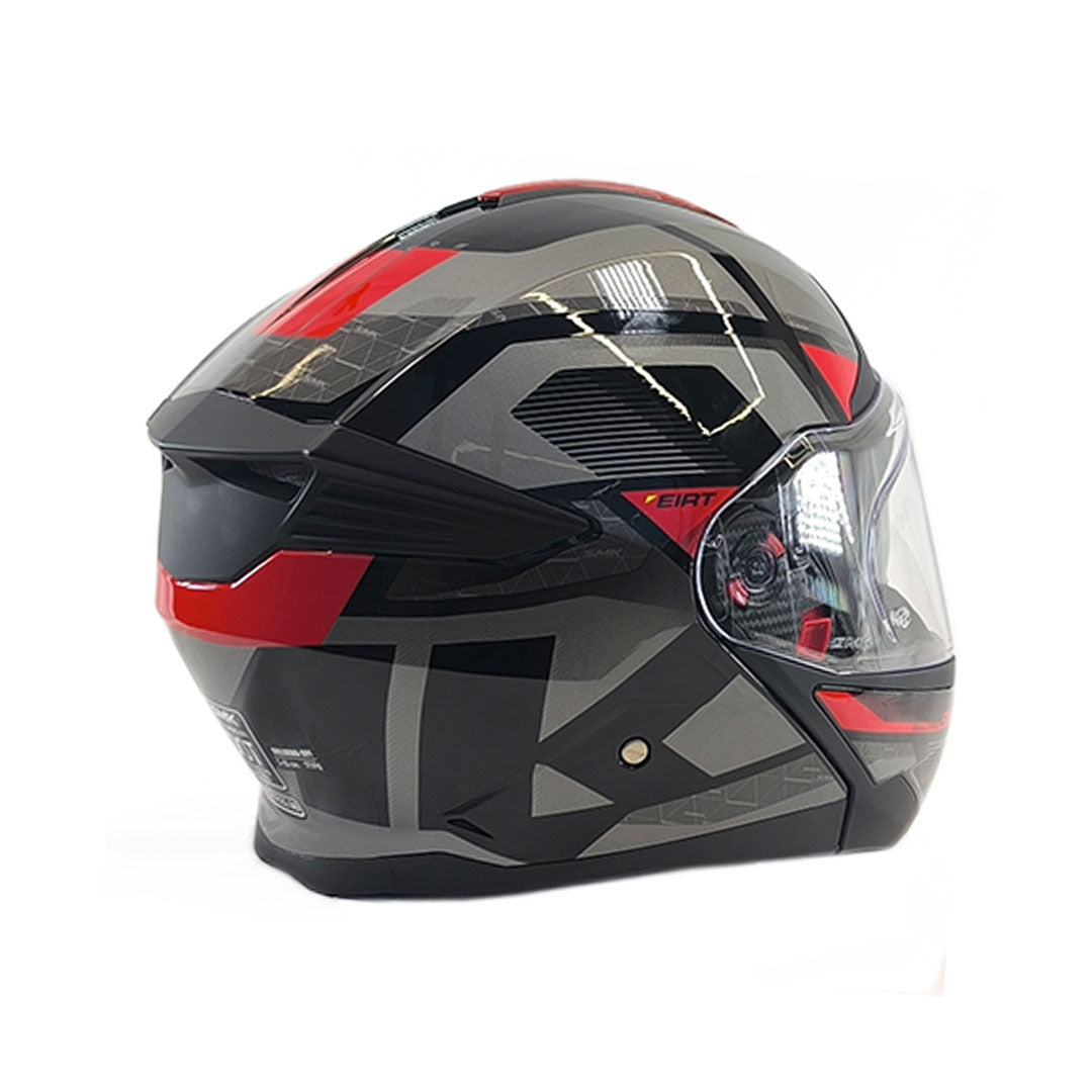 CASCO ABATIBLE SMK GULLWING VENTURE GL263 NEGRO+GRIS+BLANCO+ROJO