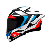 CASCO INTEGRAL MT THUNDER 4 SV LABYRINTH A0 BLANCO+ROJO+AZUL