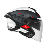 CASCO INTEGRAL MT OF515 SV COSMO SV SILENCE B2 GRIS MATE+BLANCO+ROJO