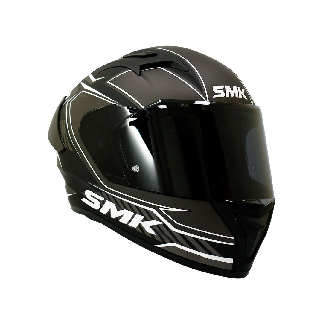 CASCO INTEGRAL SMK STELLAR ADOX MA266 NEGRO MATE+GRIS