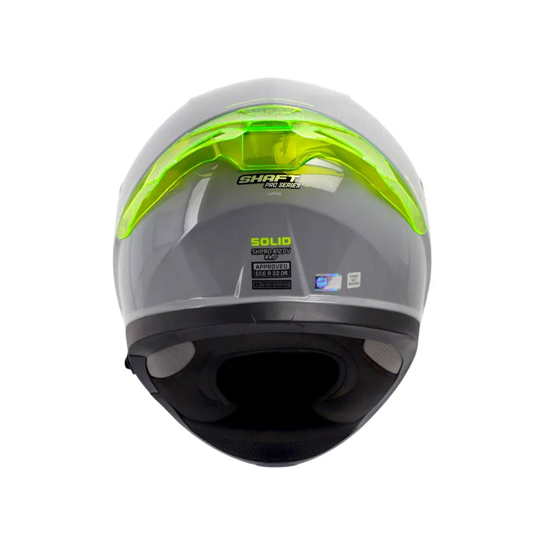 CASCO INTEGRAL SHAFT PRO 612 DV EVO GRIS+AMARILLO NEÓN