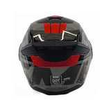 CASCO ABATIBLE SMK GULLWING VENTURE GL263 NEGRO+GRIS+BLANCO+ROJO