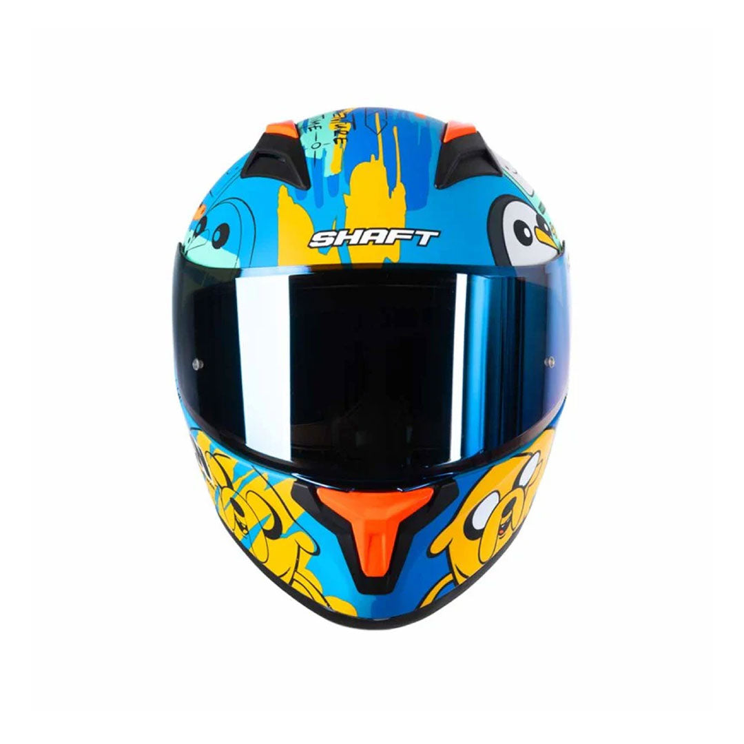 CASCO INTEGRAL SHAFT 582_SP EVO ADVENTURE TIME AZUL