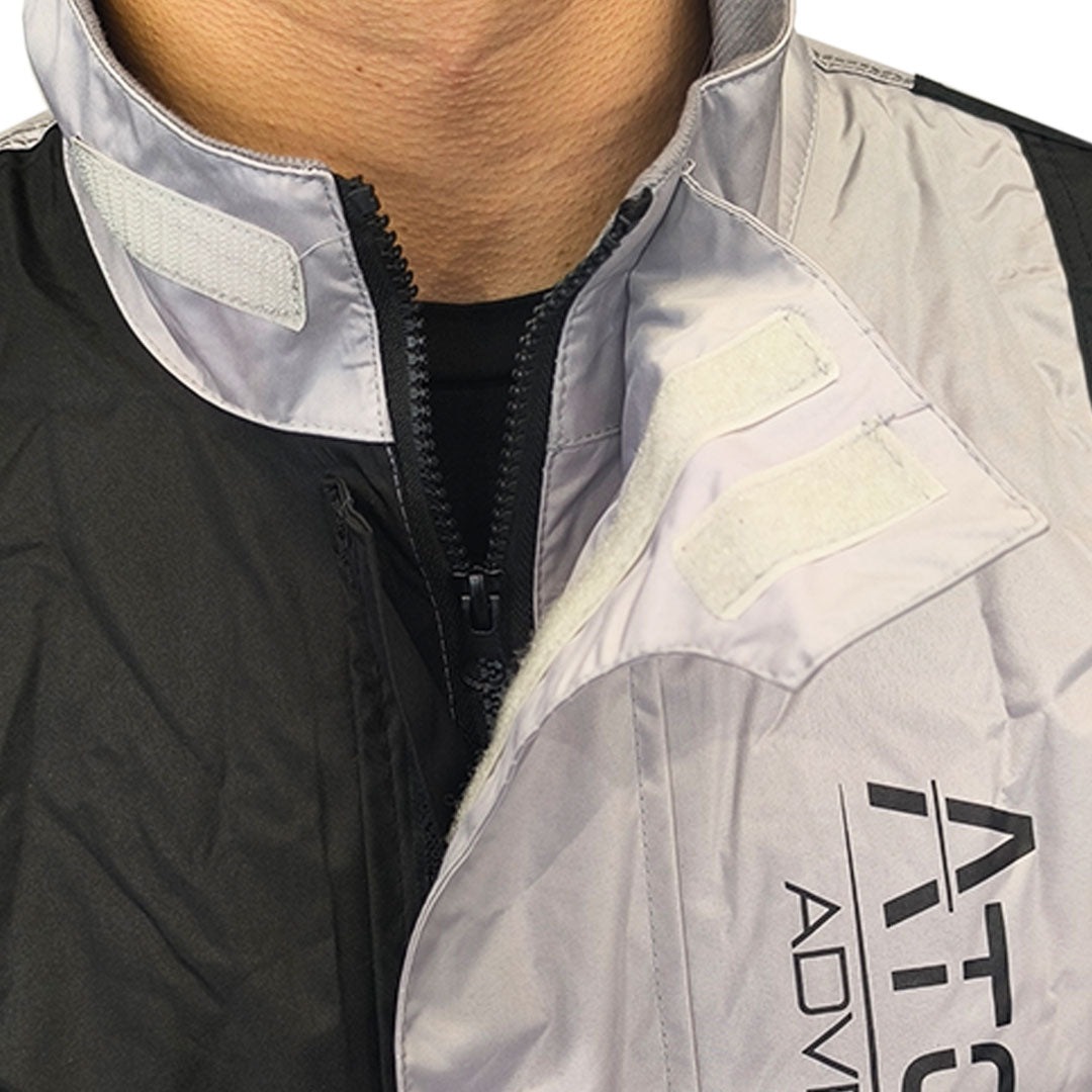 IMPERMEABLE ADVENTURE ATOMIC NEGRO+GRIS