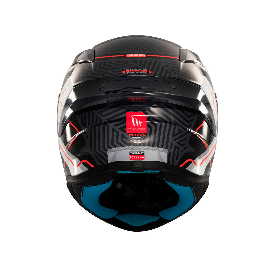 CASCO INTEGRAL TARGO S BRIK C0 BLANCO BRILLO