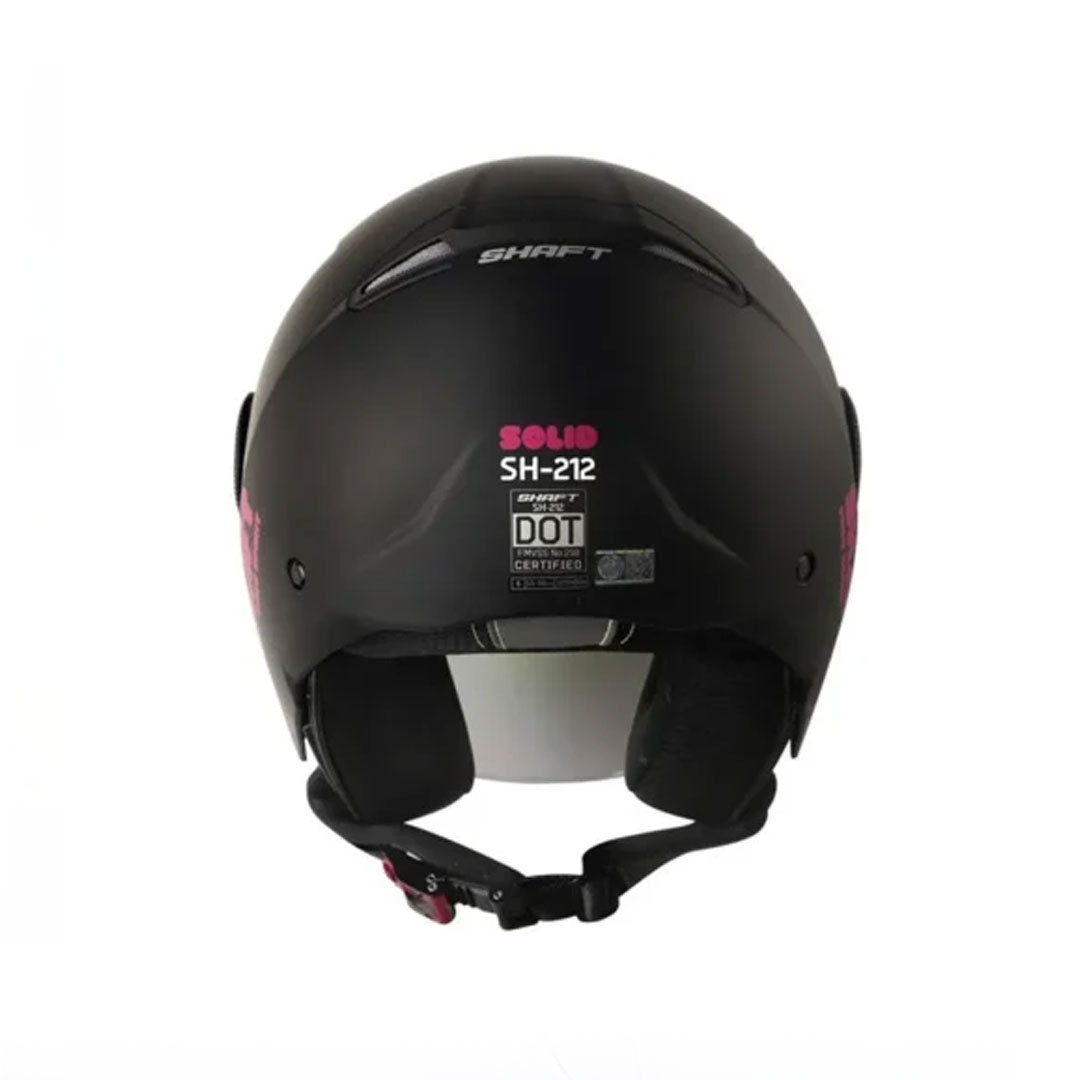 CASCO ABIERTO SHAFT 212 NEGRO+FUCSIA