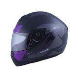 CASCO INTEGRAL KONTROL 878 ORTEX NEGRO+MORADO